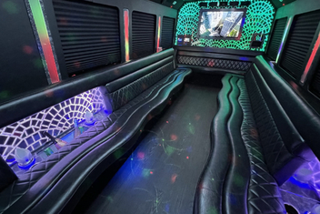 Auburn Limo Bus Interior