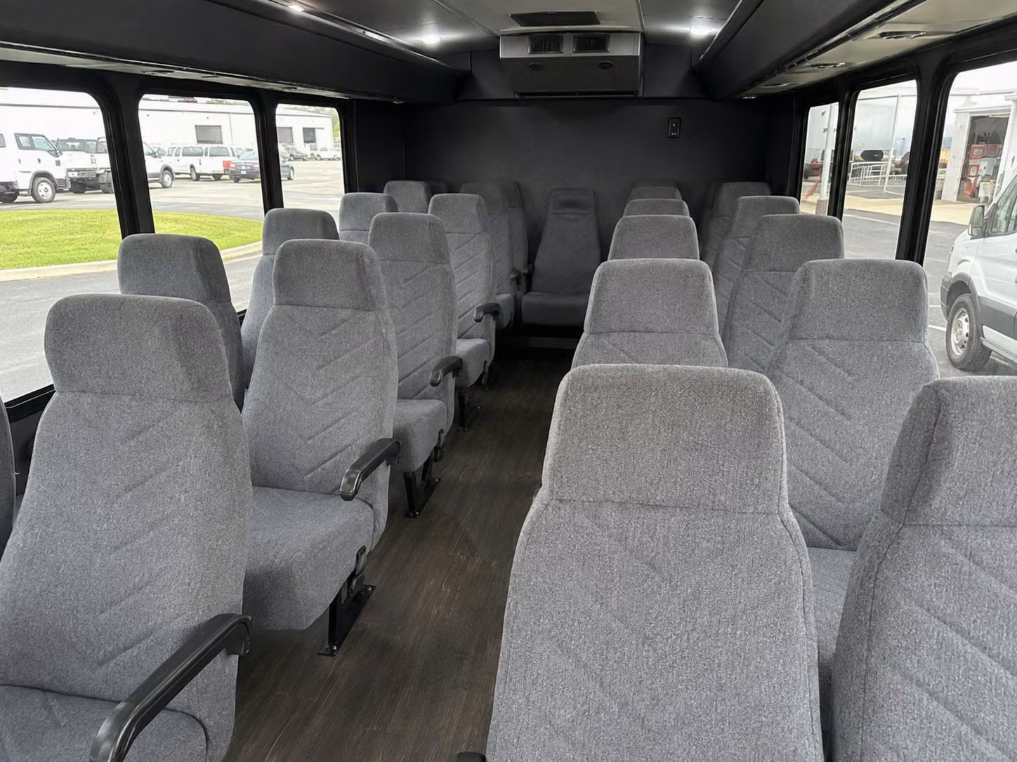 15 passenger minibus interior