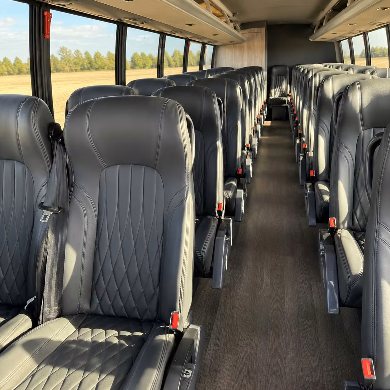 35 passenger minibus interior