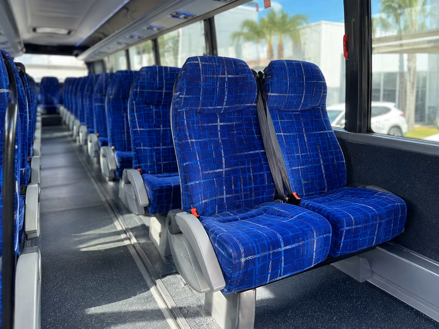 auburn charter bus interior